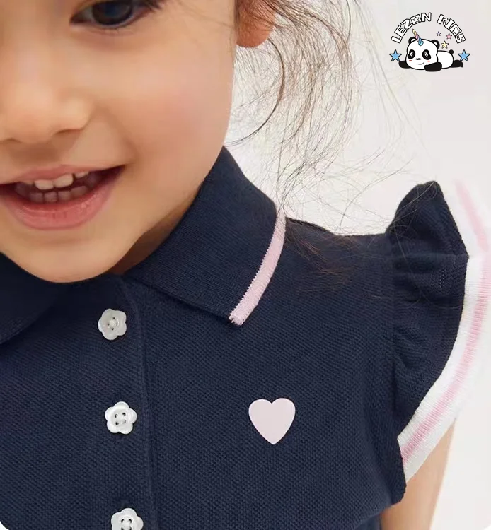 LEZONKIDS - Customizable New Fashion Breathable Sleeveless Short Skirt Boutique Little Girls Summer Clothing Sets